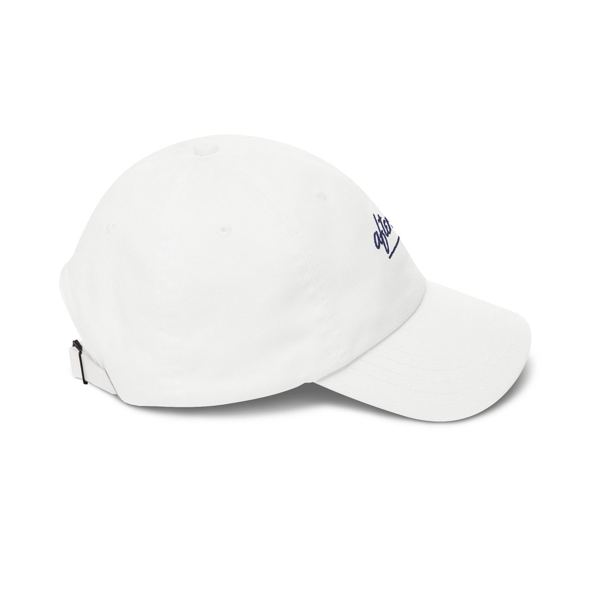 Afters? Embroidered Dad Hat — Retro Script Nightlife Cap