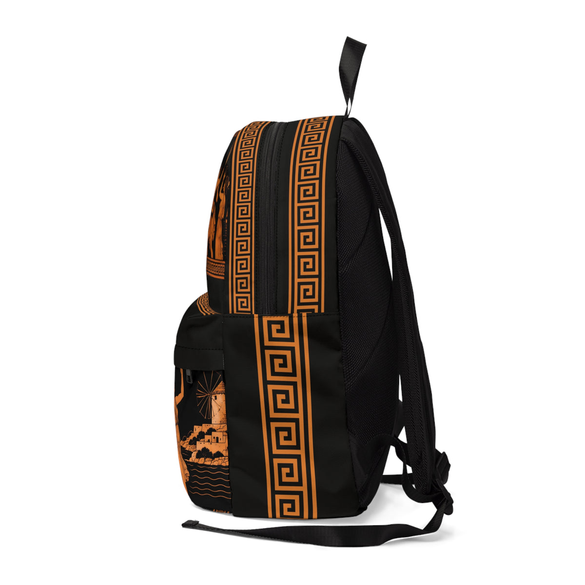 Ancient Afterparty Backpack — Greek Red-Figure Mykonos Nightlife All-Over Print Backpack