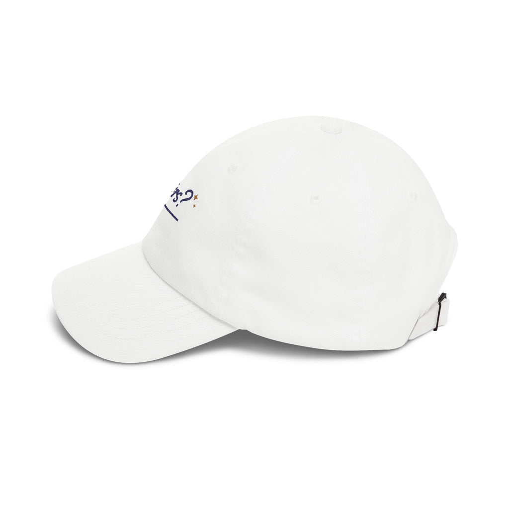 Afters? Embroidered Dad Hat — Retro Script Nightlife Cap