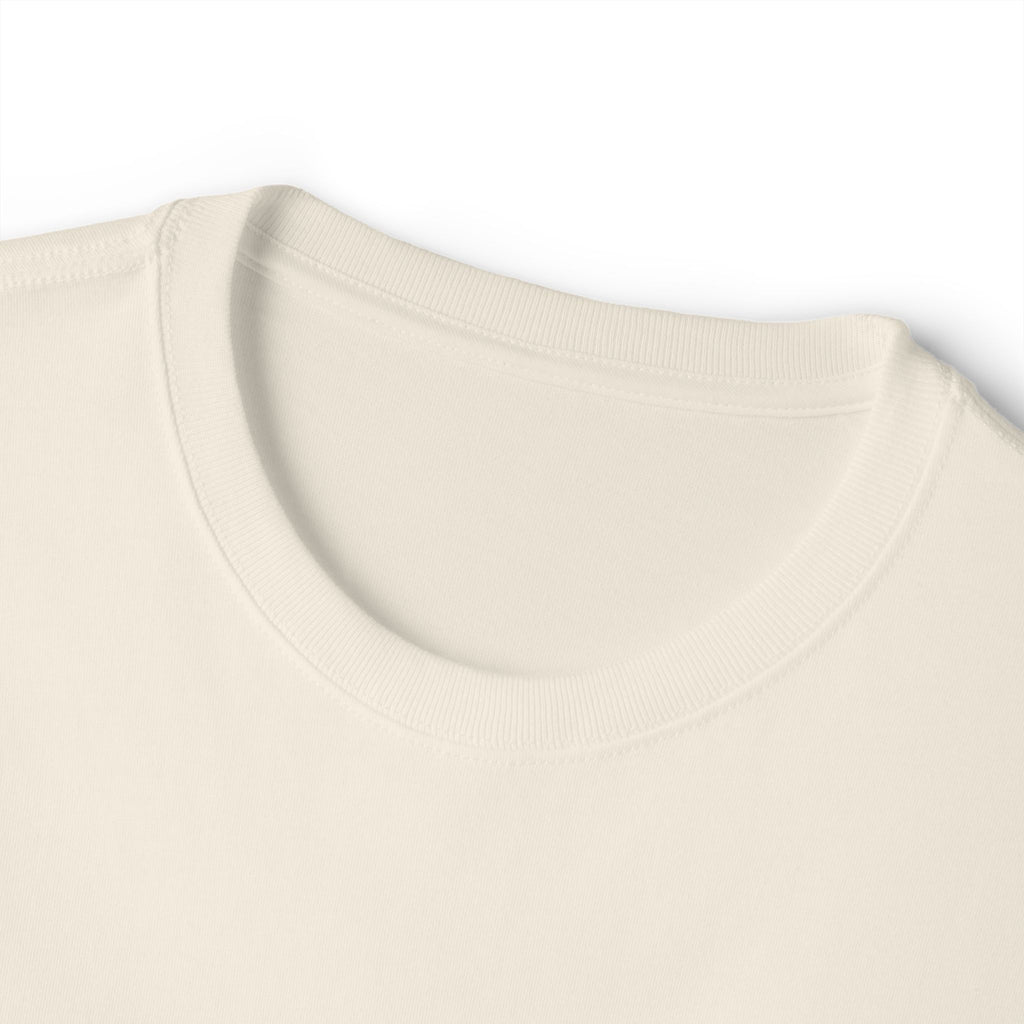Field Notes Mykonos Oversized Boxy Tee — Hand-Drawn Beach Club Sketch T-Shirt