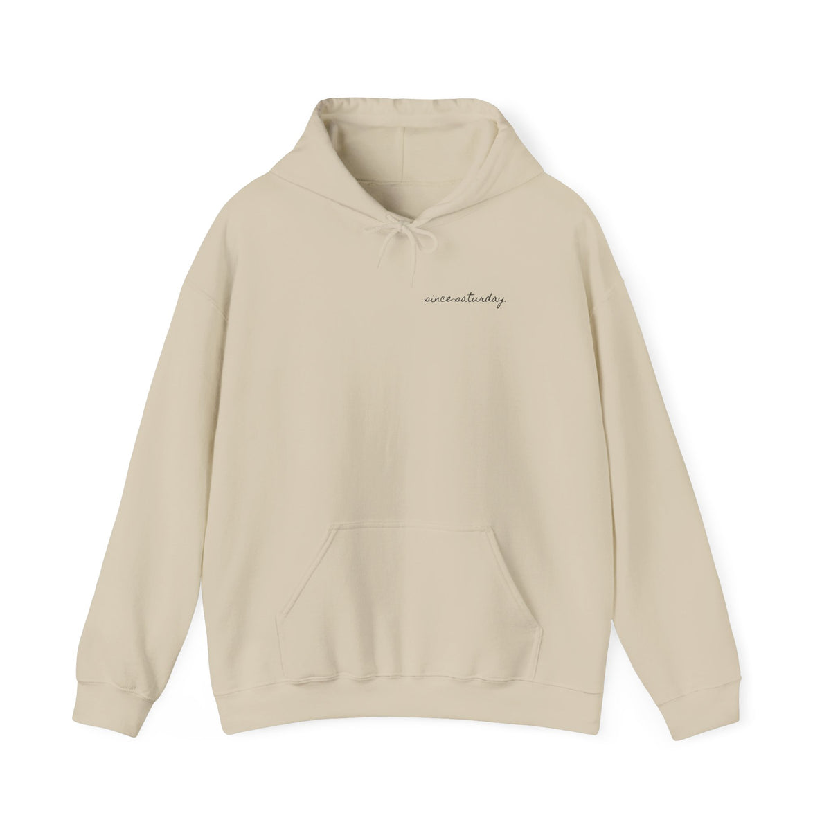 Still Wearing The Wristband Hoodie — Painted Club Wristbands & Champagne Back Print Hoodie