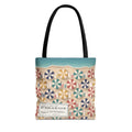 XV/15 Beach Club All-Over Print Tote Bag — Retro Beach Umbrella Tote