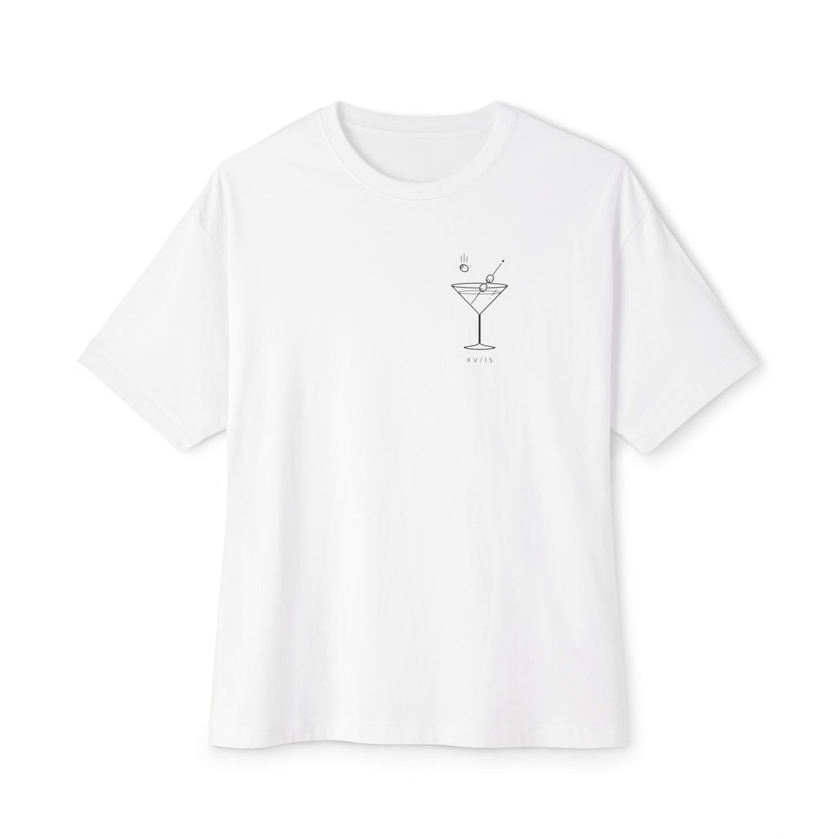 Extra Dirty Martini Oversized Boxy Tee — Dirty Martini Graphic T-Shirt