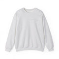 Table For Whoever's Still Here Crewneck Sweatshirt — Painted Mykonos Beach Club Table Back Print