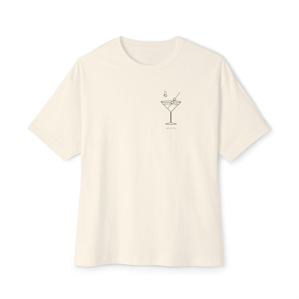 Extra Dirty Martini Oversized Boxy Tee — Dirty Martini Graphic T-Shirt