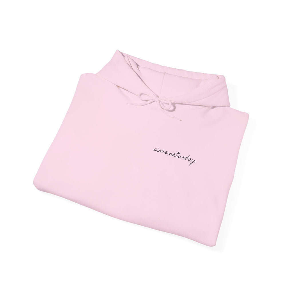 Still Wearing The Wristband Hoodie — Painted Club Wristbands & Champagne Back Print Hoodie