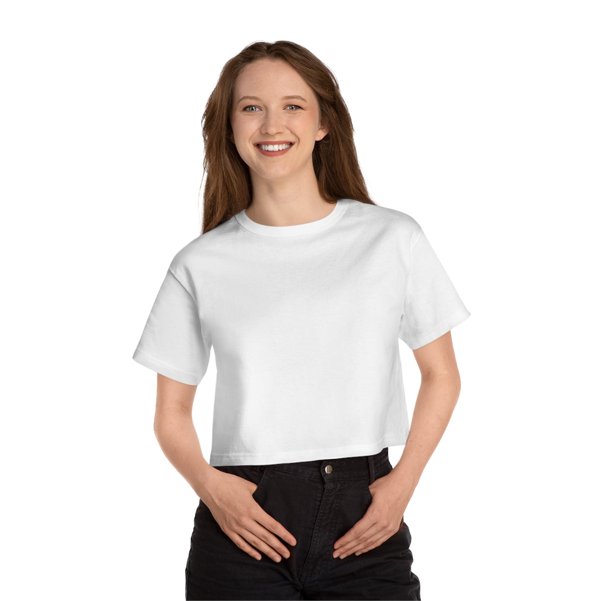 Cropped T-Shirt — “Kiss Me I’m Dr*nk” Handwritten Graphic Crop Tee
