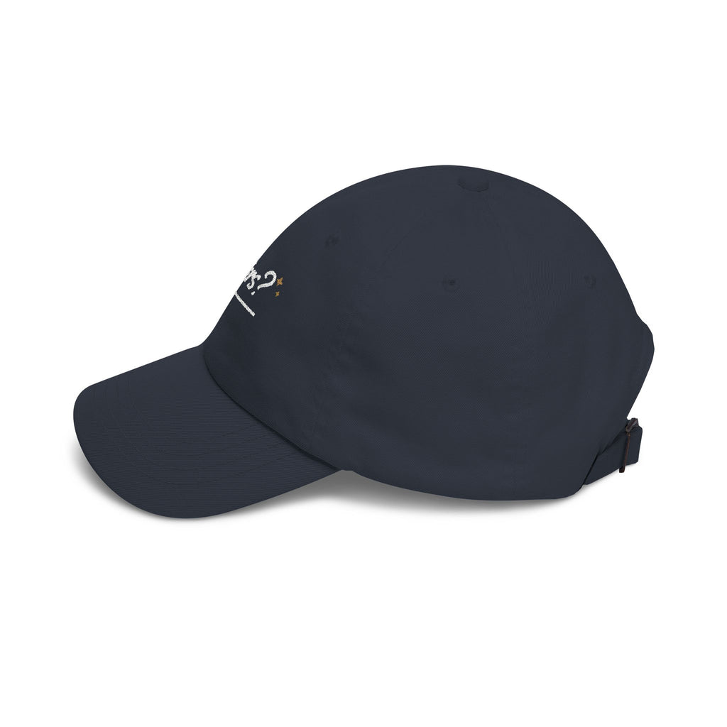 Afters? Embroidered Dad Hat — Retro Script Nightlife Cap