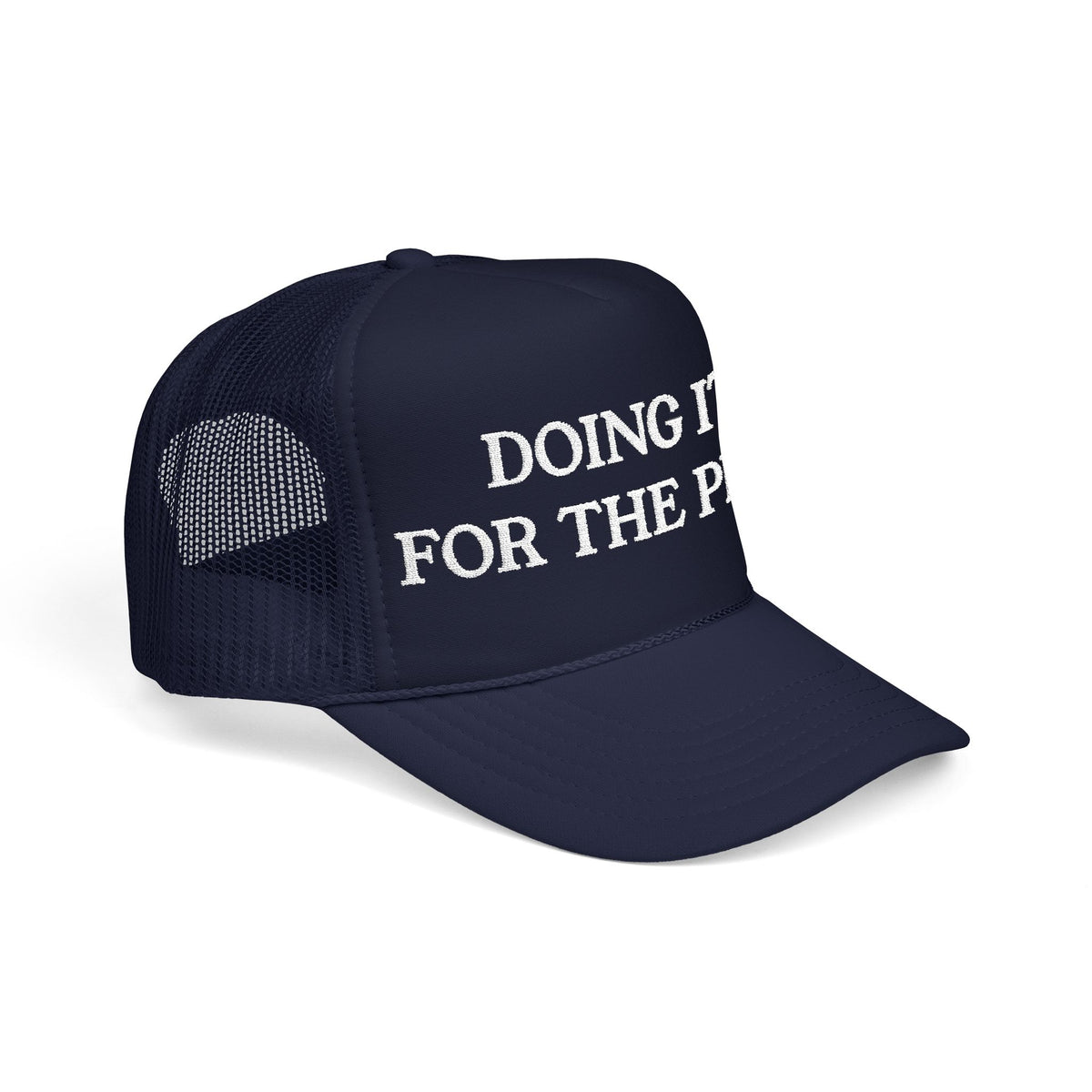 Doing It For The Plot Foam Trucker Hat — Funny Literary Trucker Cap