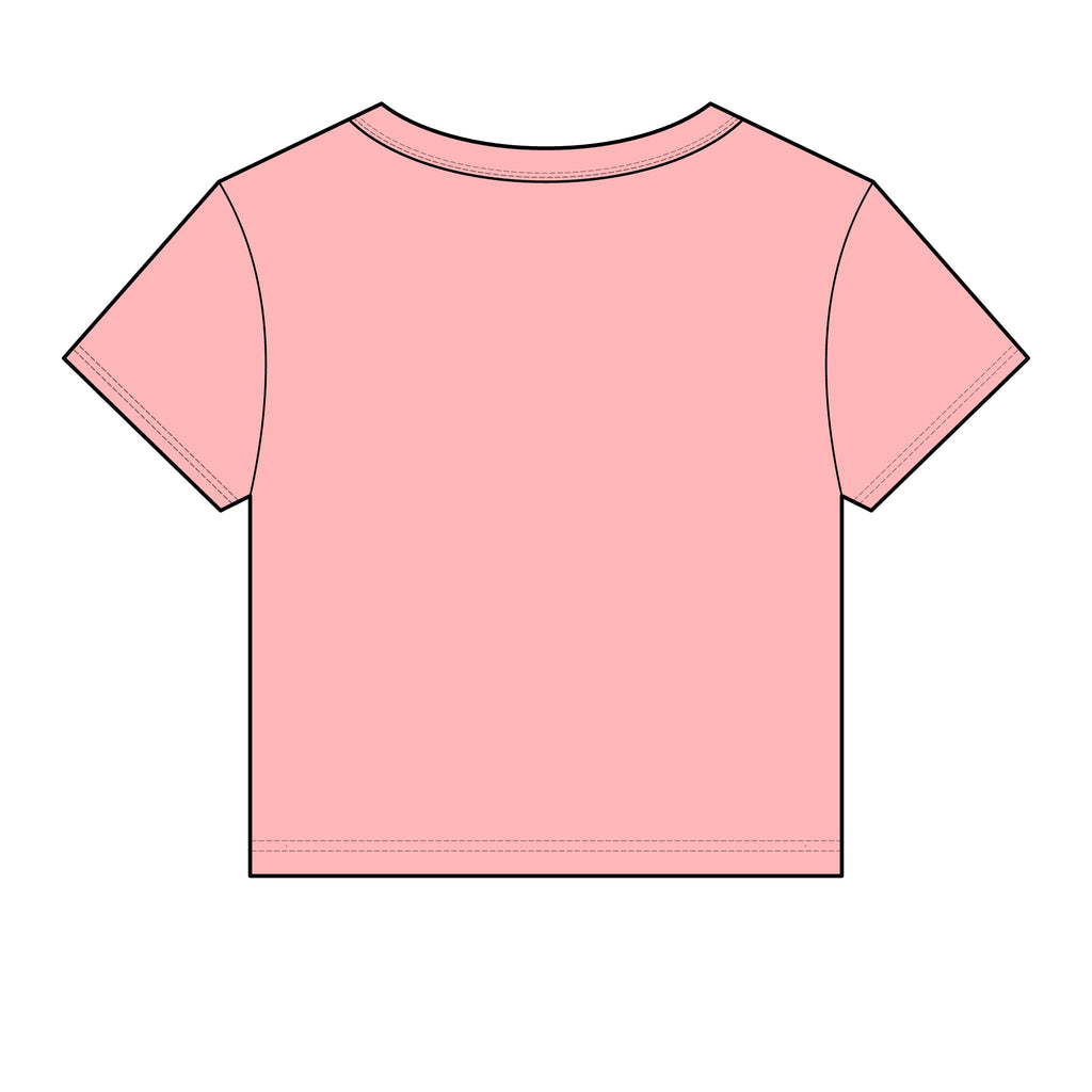 SPF Was A Suggestion Lobster Baby Tee — Sunburnt Lobster Saint-Tropez Micro Rib Top