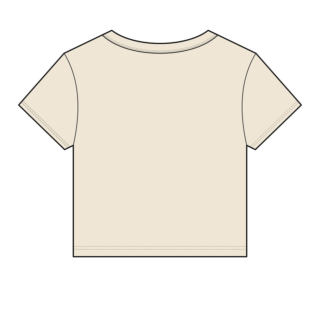 SPF Was A Suggestion Lobster Baby Tee — Sunburnt Lobster Saint-Tropez Micro Rib Top