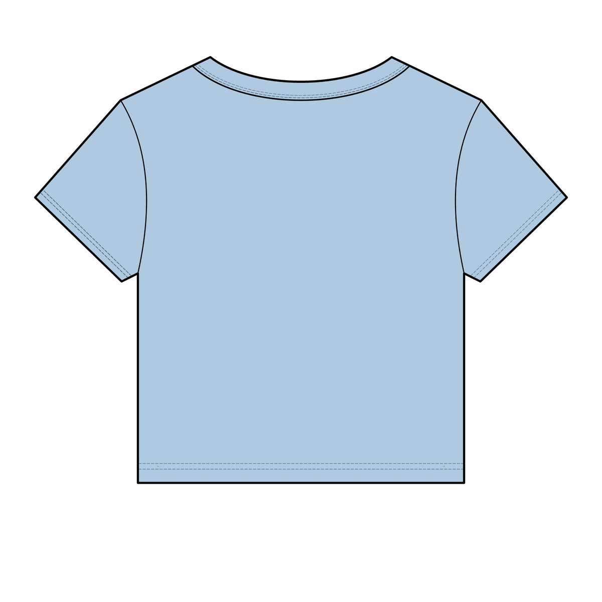 SPF Was A Suggestion Lobster Baby Tee — Sunburnt Lobster Saint-Tropez Micro Rib Top
