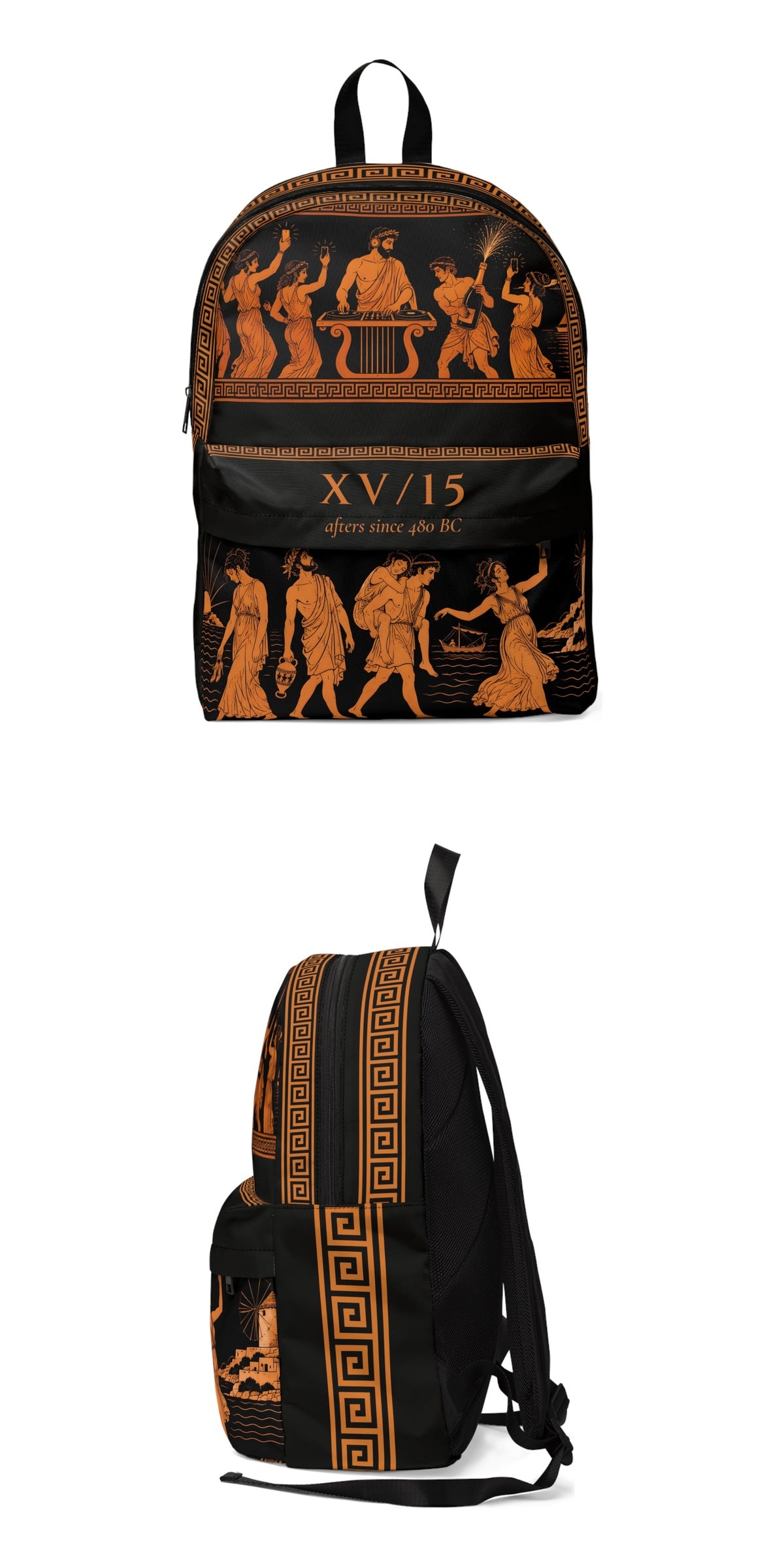 Ancient Afterparty Backpack front and back